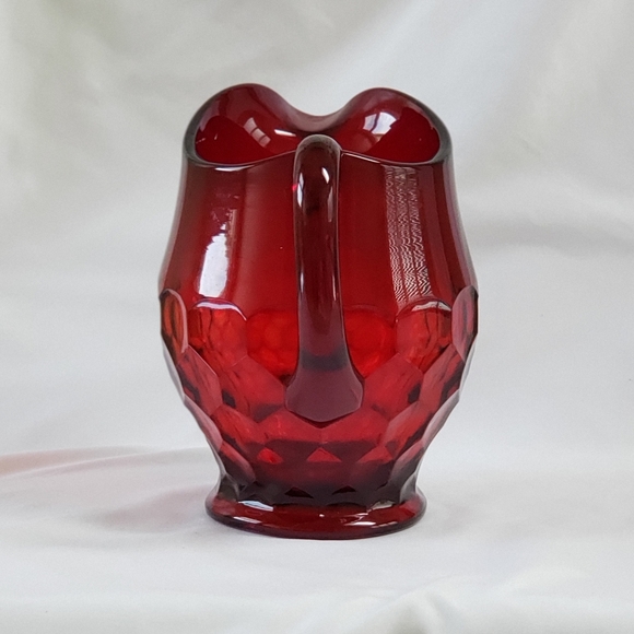 VINTAGE! Ruby Red Pitcher by Duncan Miller - Picture 4 of 10